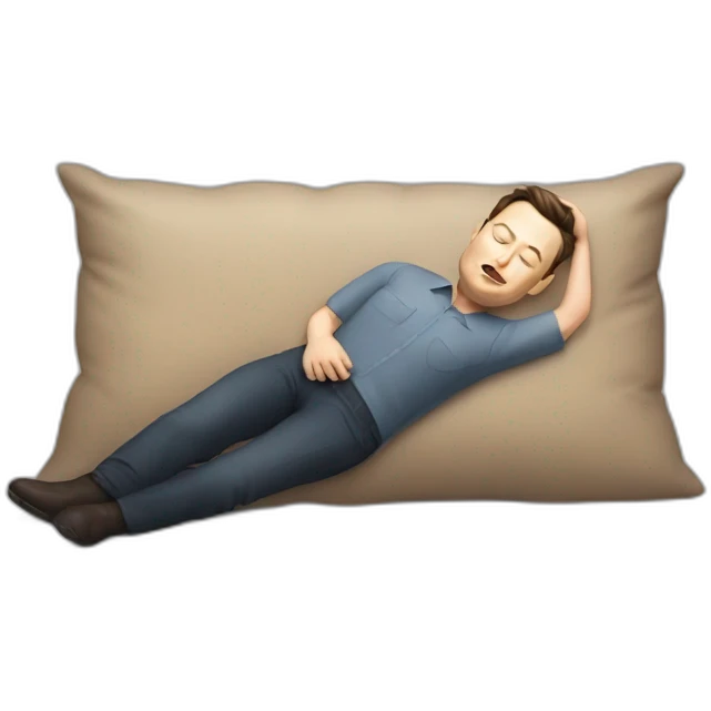Elon-musk qui dort emoji