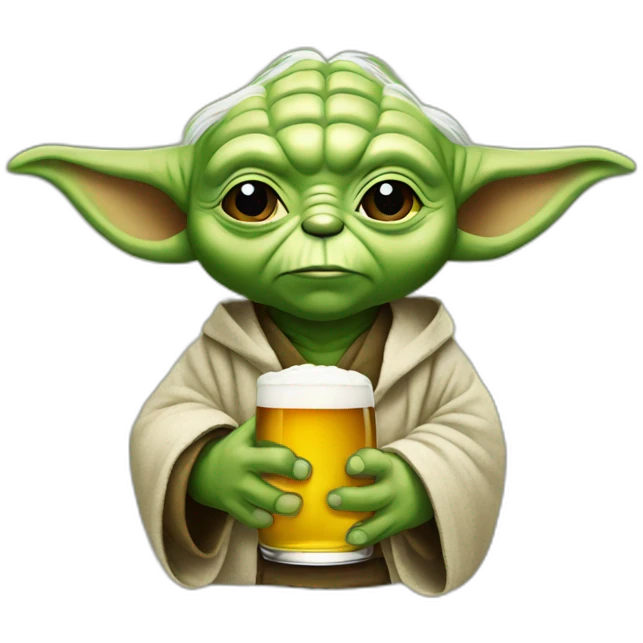 yoda beer emoji
