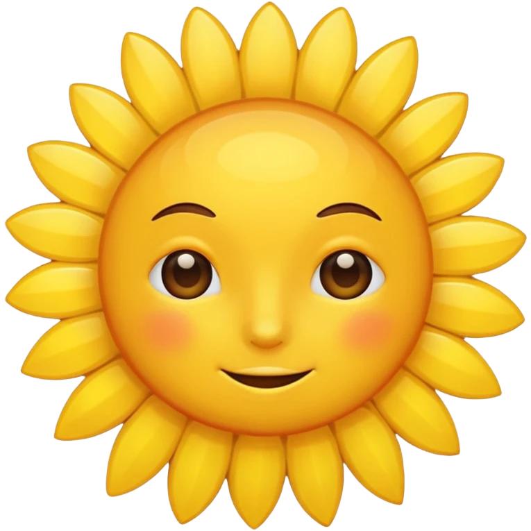 make sunshine emoji