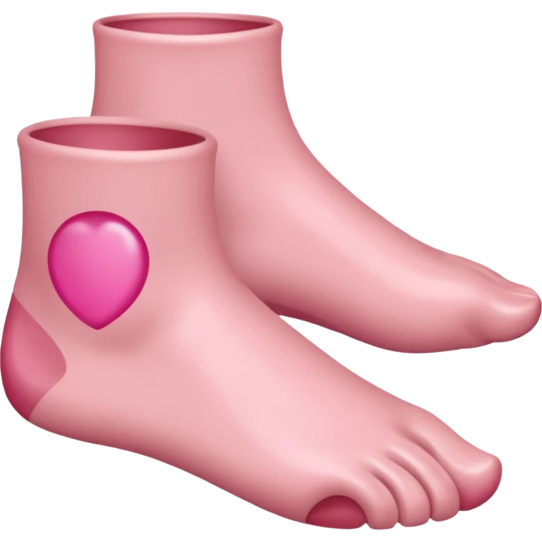 ankle pink skin emoji