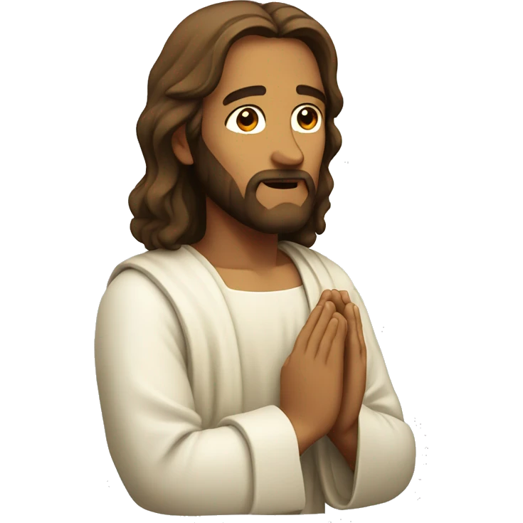 jesus christ pray emoji