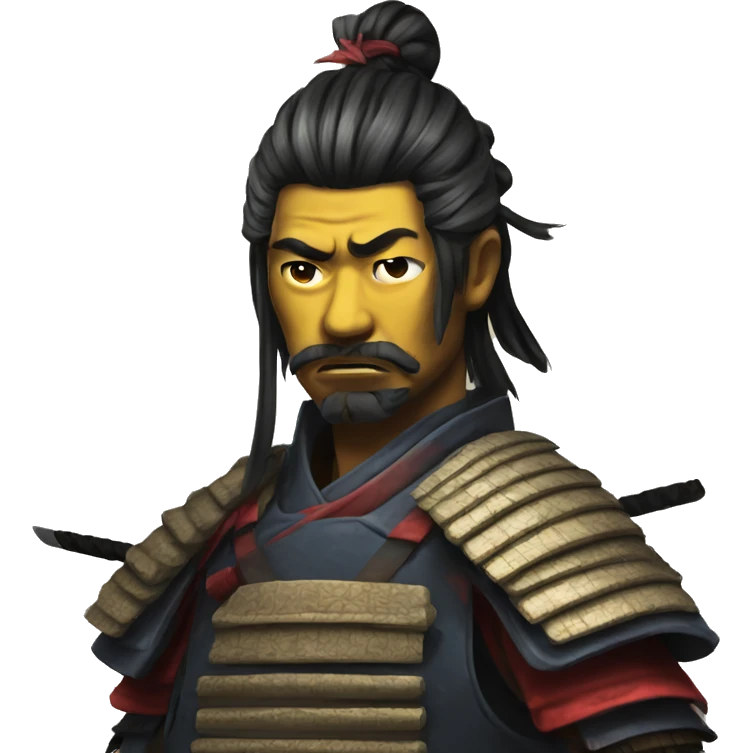 Apocalyptic Samurai Portrait emoji