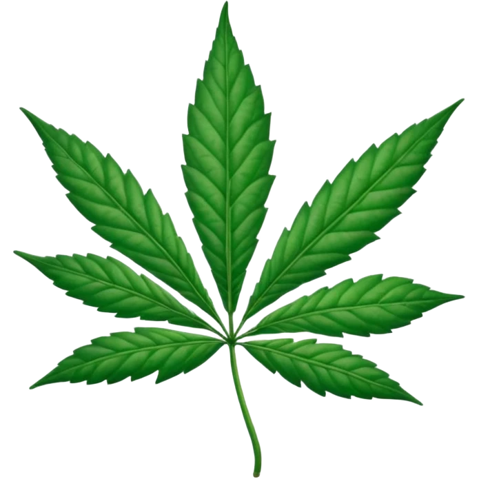 una hoja de marihuana  emoji