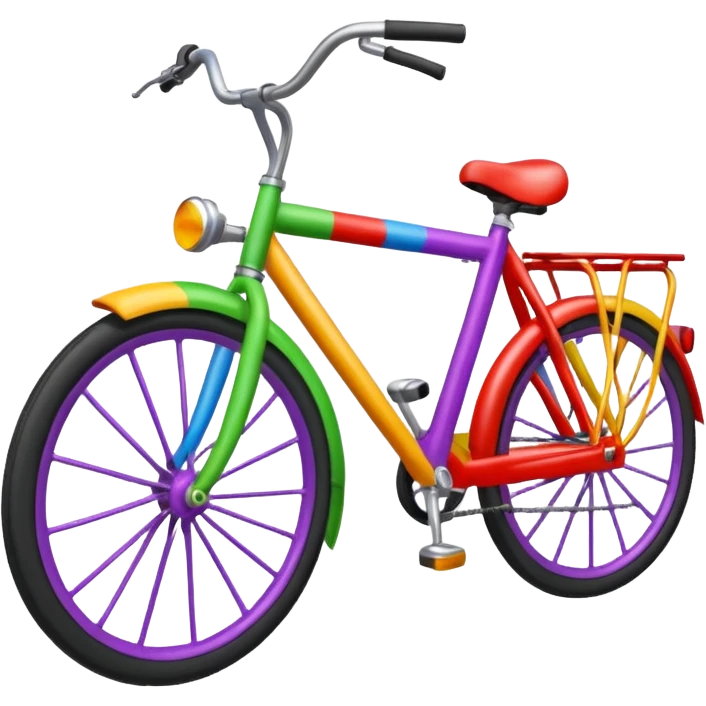 Multicolour Gulal on the bike and on the road.& keep the rest image same. emoji