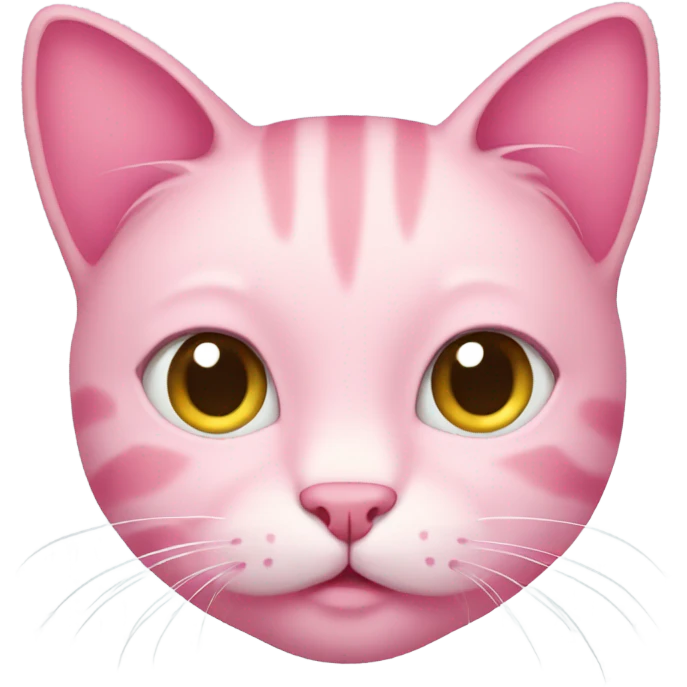Pink cat cute  emoji