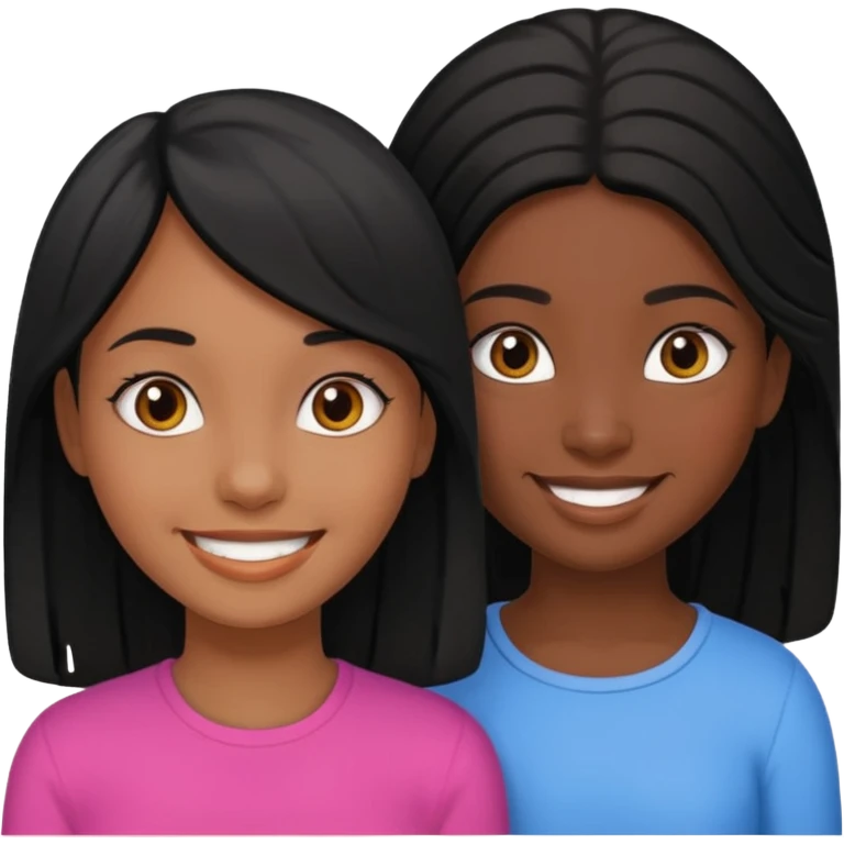  مو سیاه دختر سیاه پوشی و سفید پوست دختر emoji