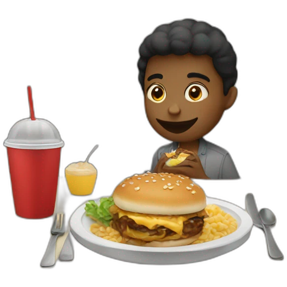 Eating out  emoji