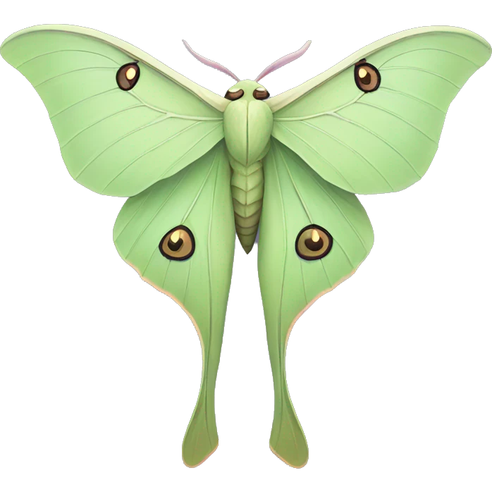 Luna moth  emoji