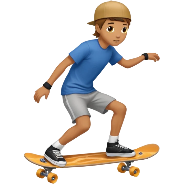 Skateboarder profileshot emoji