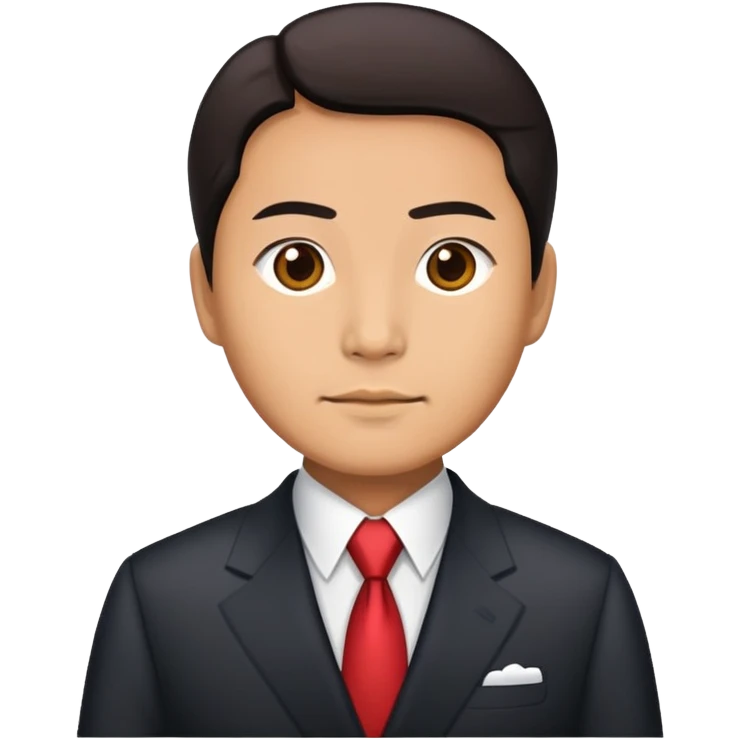 Chinese statesman in a suit emoji