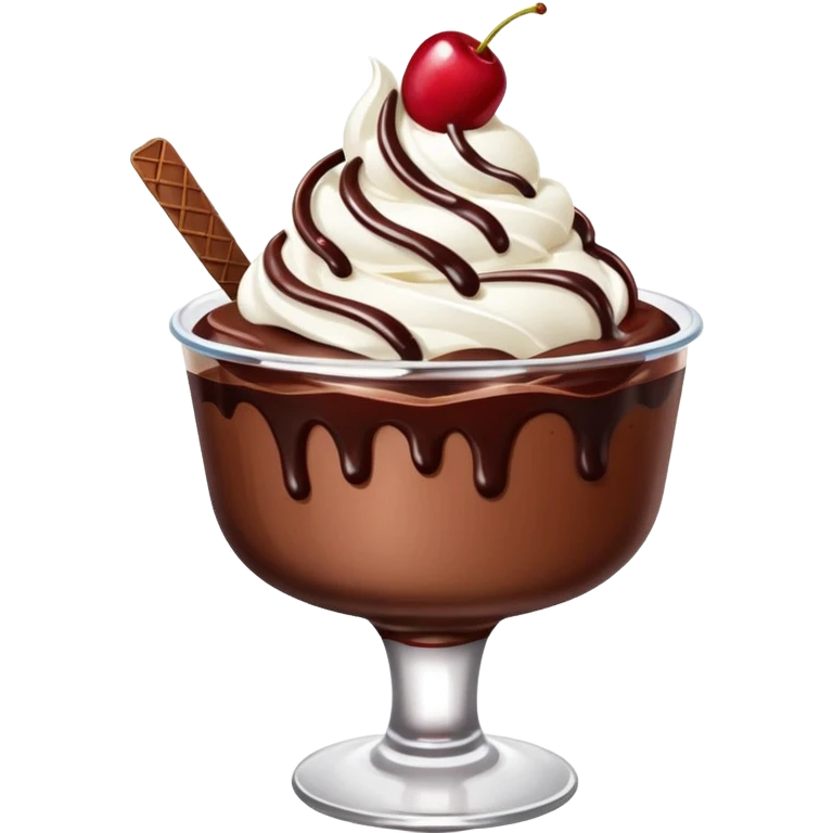 Ice Cream Chocolate Sundae with Cherry


 emoji