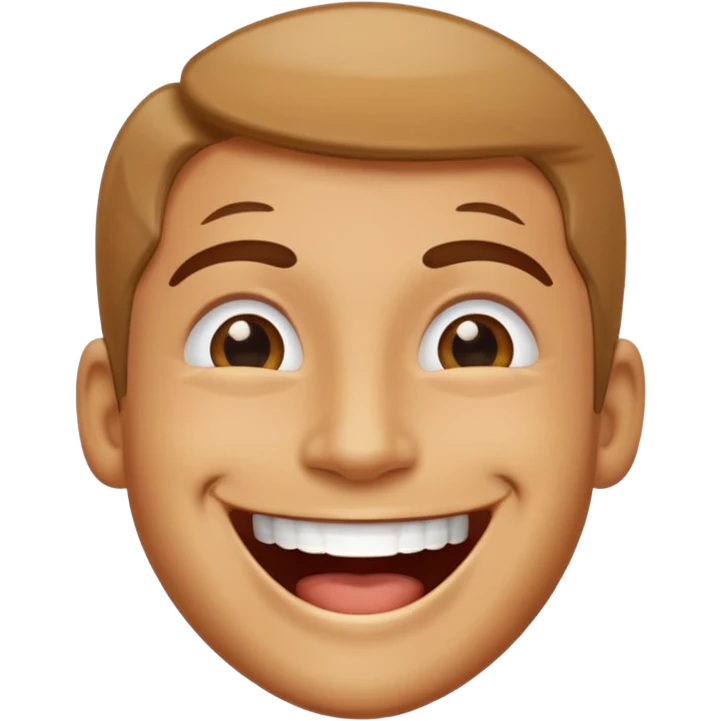 Crazy of laughing emoji