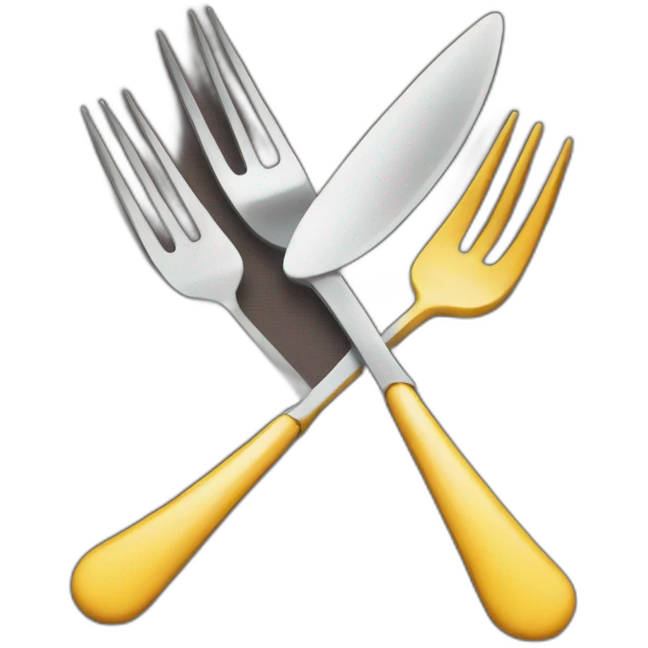 fork knife spoon crossed emoji