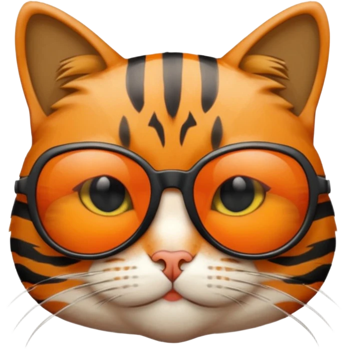 Cat wearing sunglasses emoji
