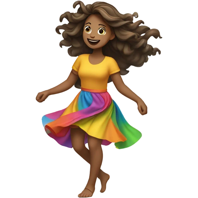 Girl dancing emoji