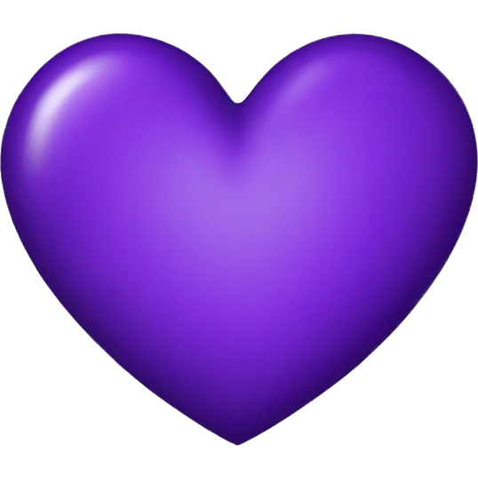 Dark purple heart emoji