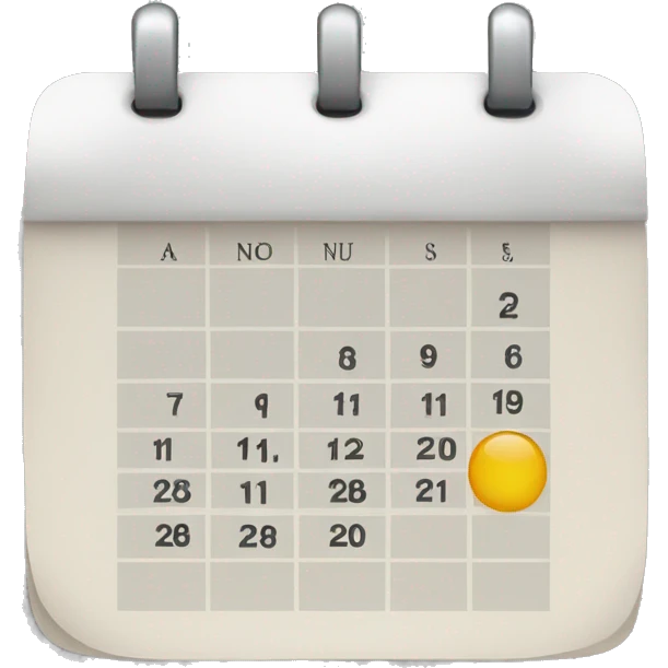 11 june calendar emoji
