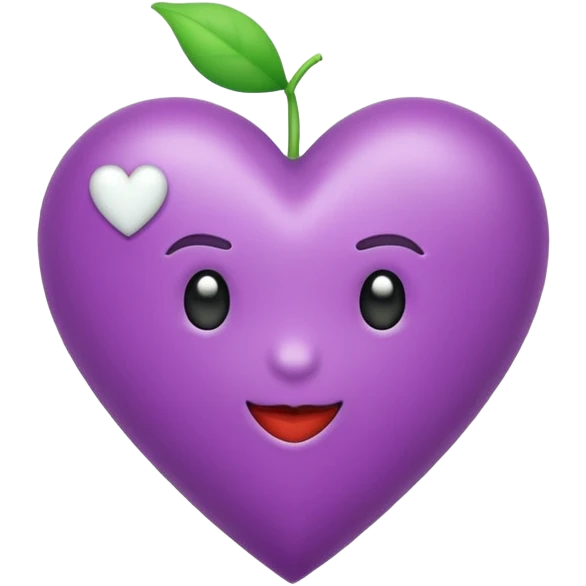 Haz un emoji de corazón blanco siendo atravesado por una flecha verde “💘” como este y que arriba tenga un pequeño corazón lila como este: 💕 emoji