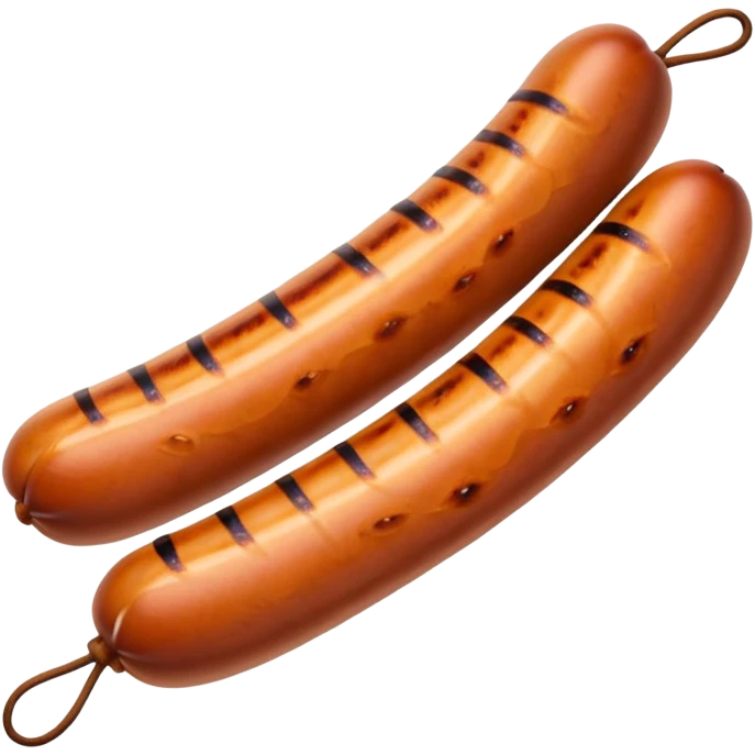 Grilled sausage emoji