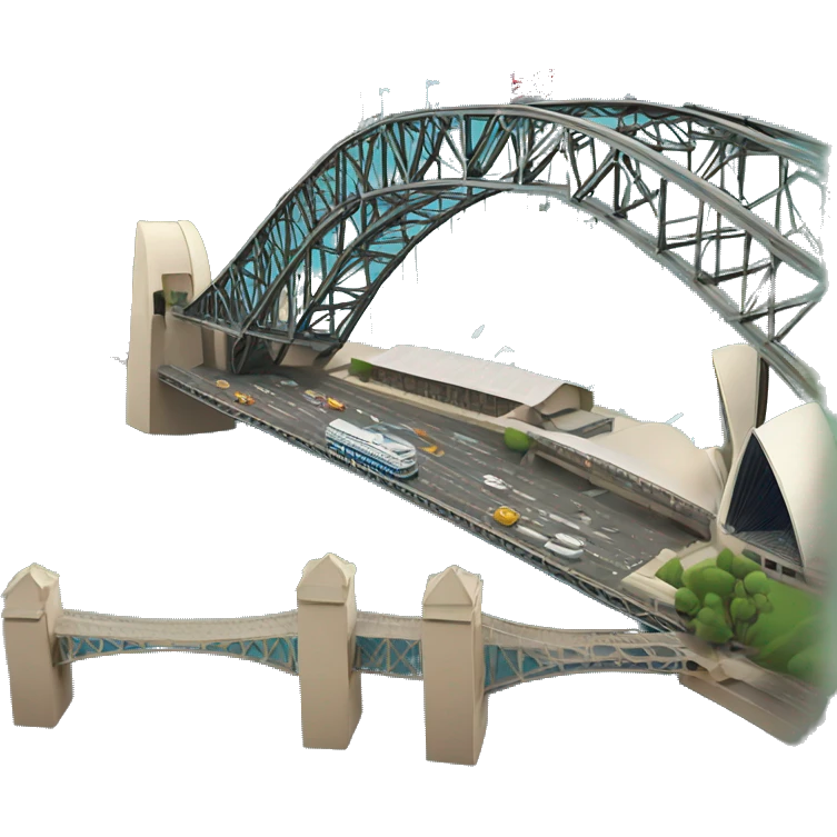 Sydney harbour bridge emoji