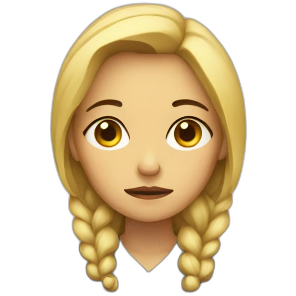 Sad woman emoji