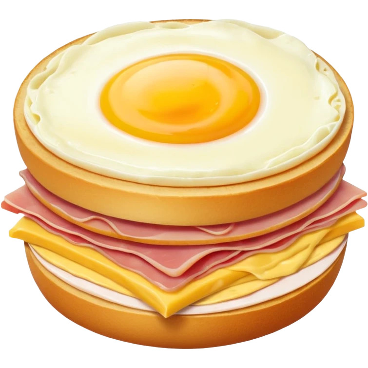 egg cheese and ham emoji