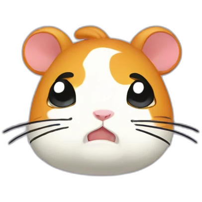 hamtaro cartoon vert angry emoji