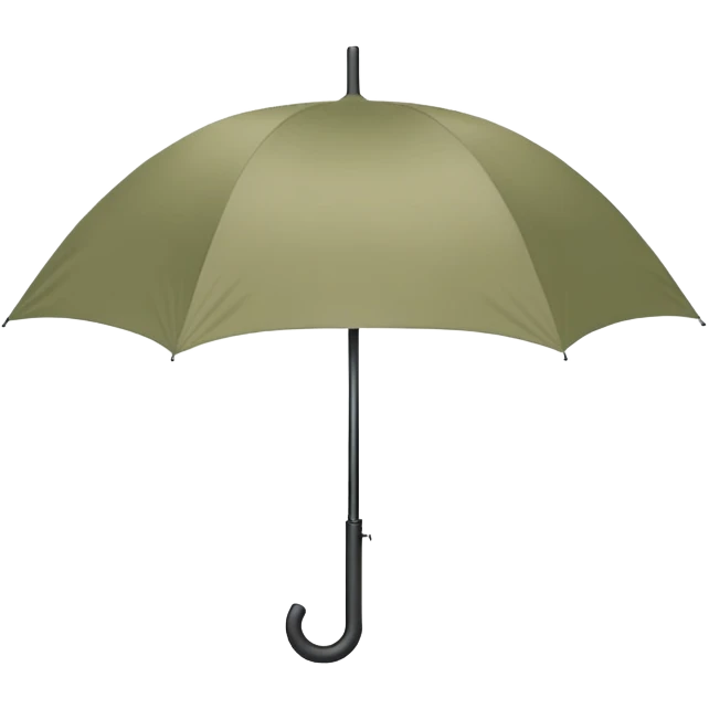 Pale olive umbrella emoji