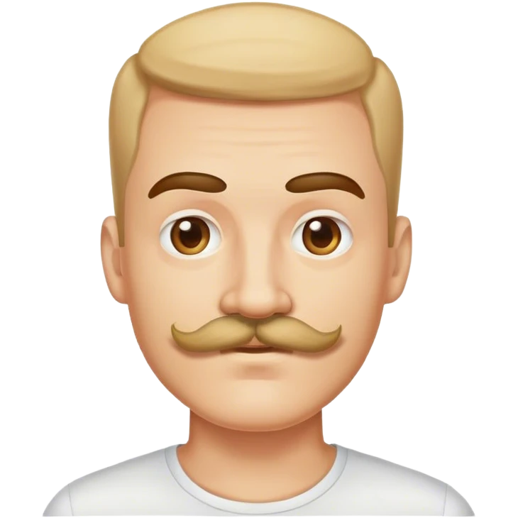 super realistic adolf hitler with square mustache emoji