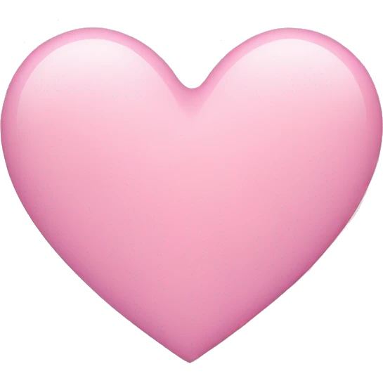 pink pastel heart emoji