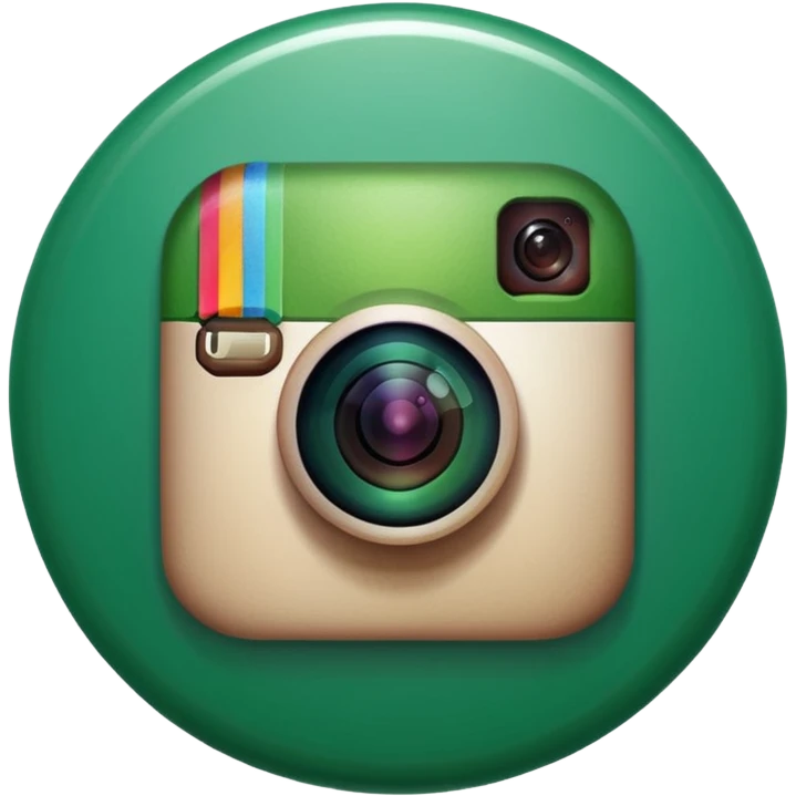 Instagram green verified logo emoji