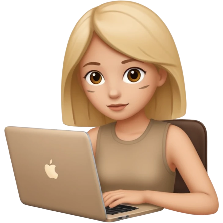 girl with laptop emoji