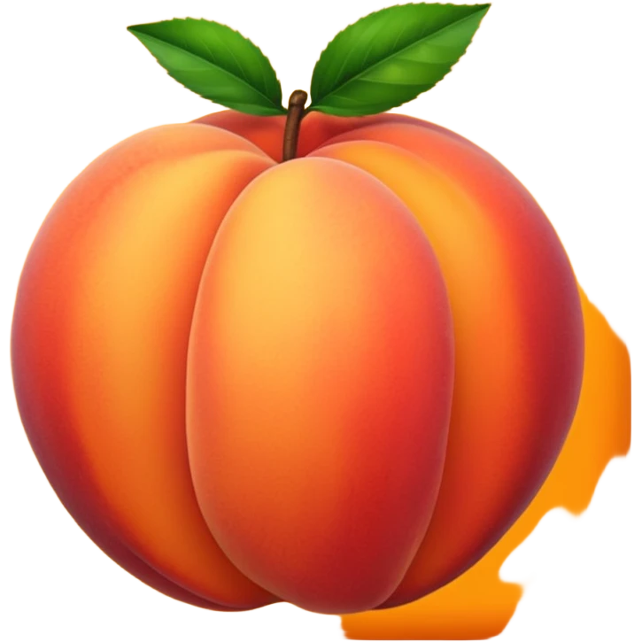 Peach emoji