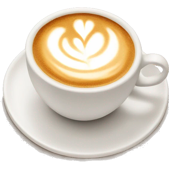 cafe latte emoji