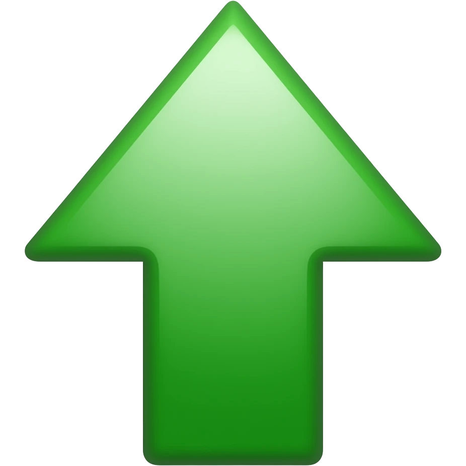 green up arrow emoji