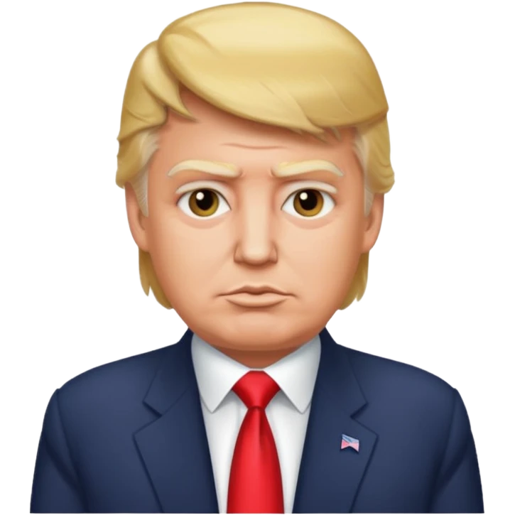 Trump with acmillan kit emoji
