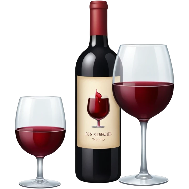 wine bottle emoji