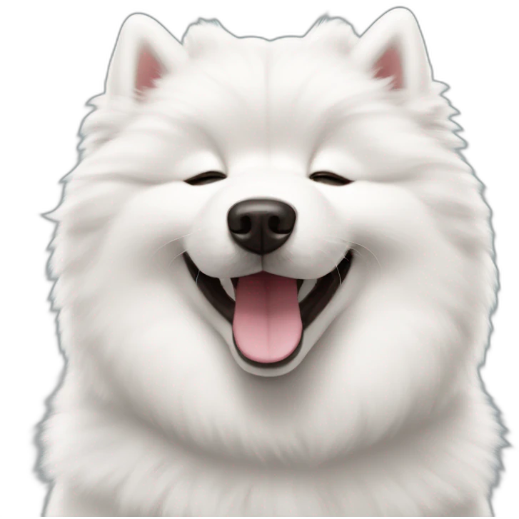 happy-samoyed emoji