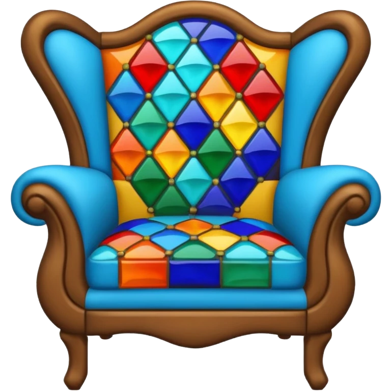 Stained glass chair emoji