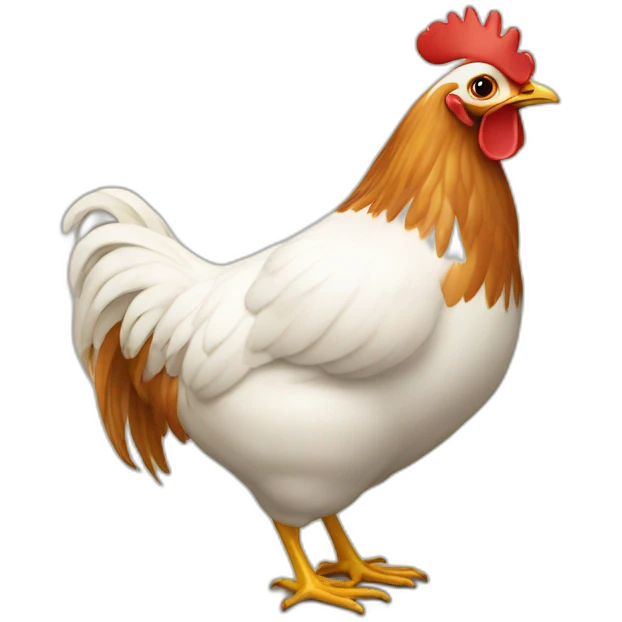 Poule dans un oeuf emoji