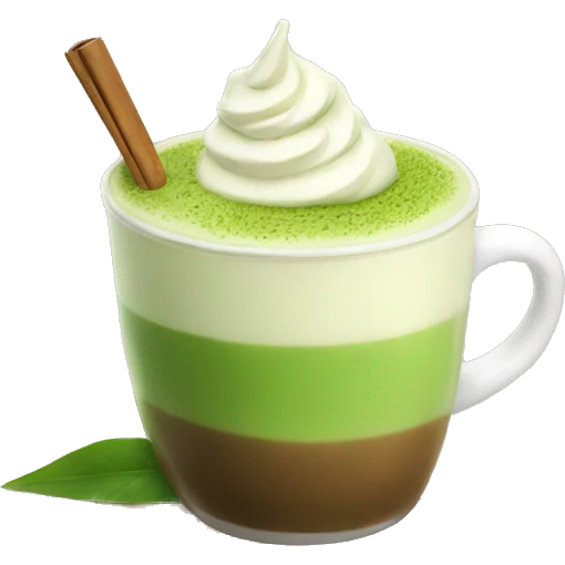 Matcha latte emoji