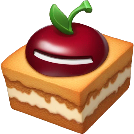 the word “please” with a cherry on top emoji