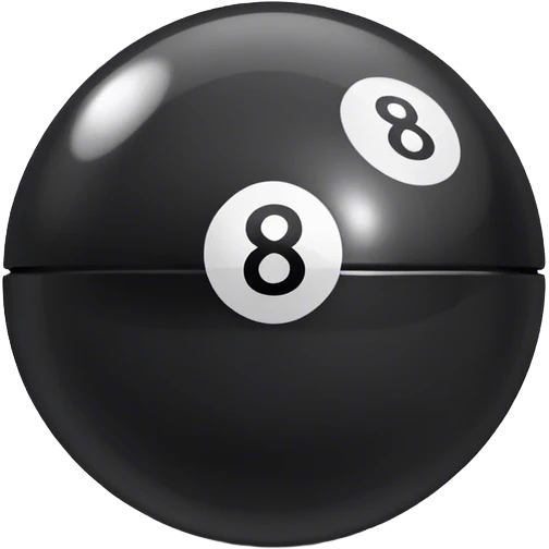 Magic eight ball emoji
