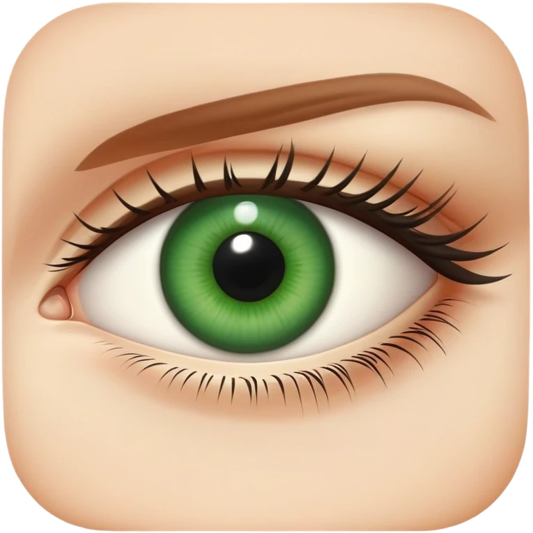 green eye emoji