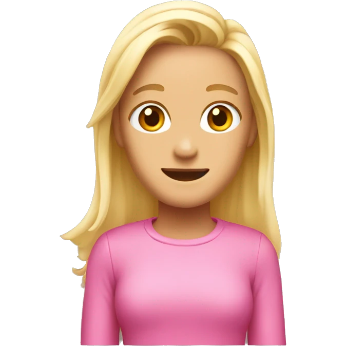 Pink iPhone 15 pro emoji