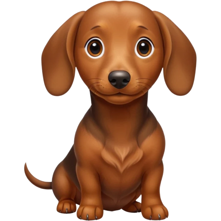 Perro salchicha emoji