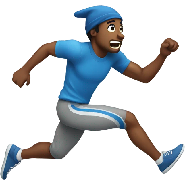 Jay running  emoji