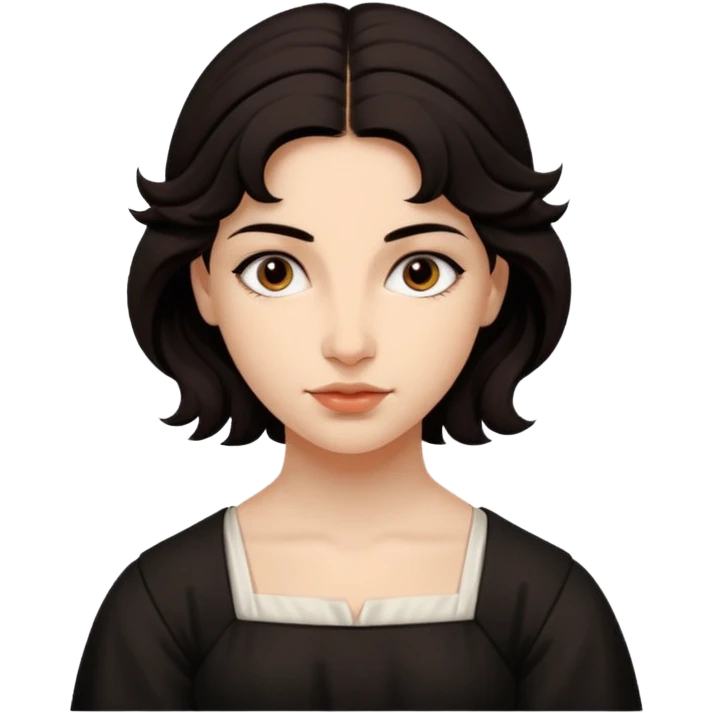 girl in the style of Caravaggio emoji