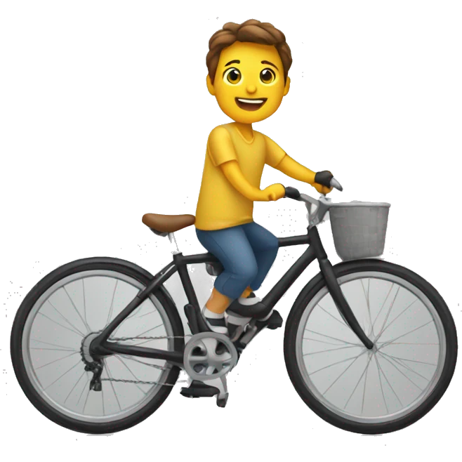 celebrating a world bicycle day emoji