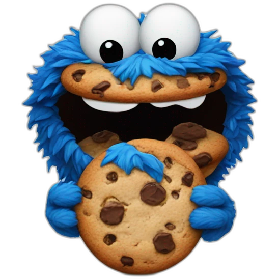 cookie monster emoji